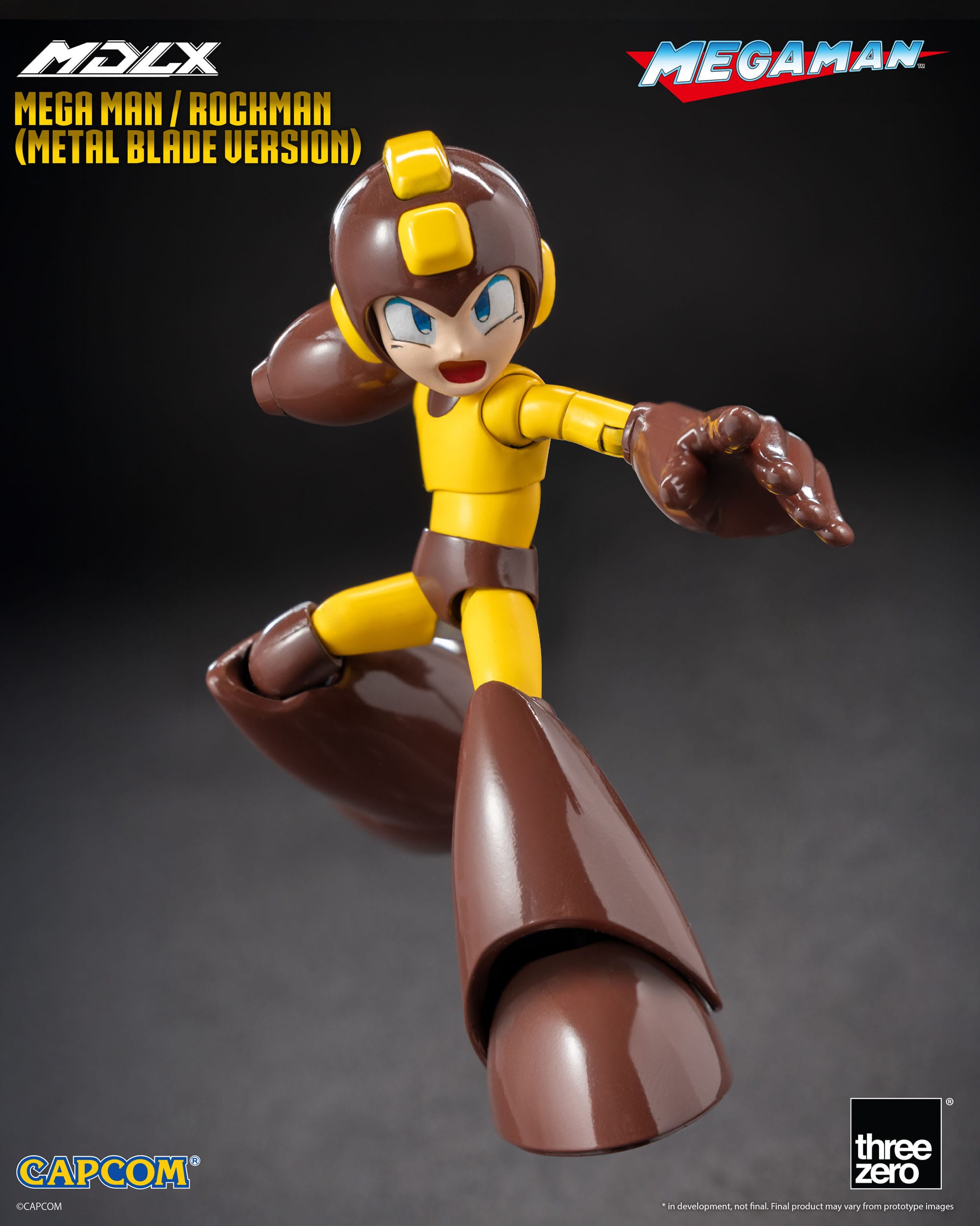 Mega Man MDLX Actionfigur Mega Man / Rockman (Metal Blade Version) 10 cm    