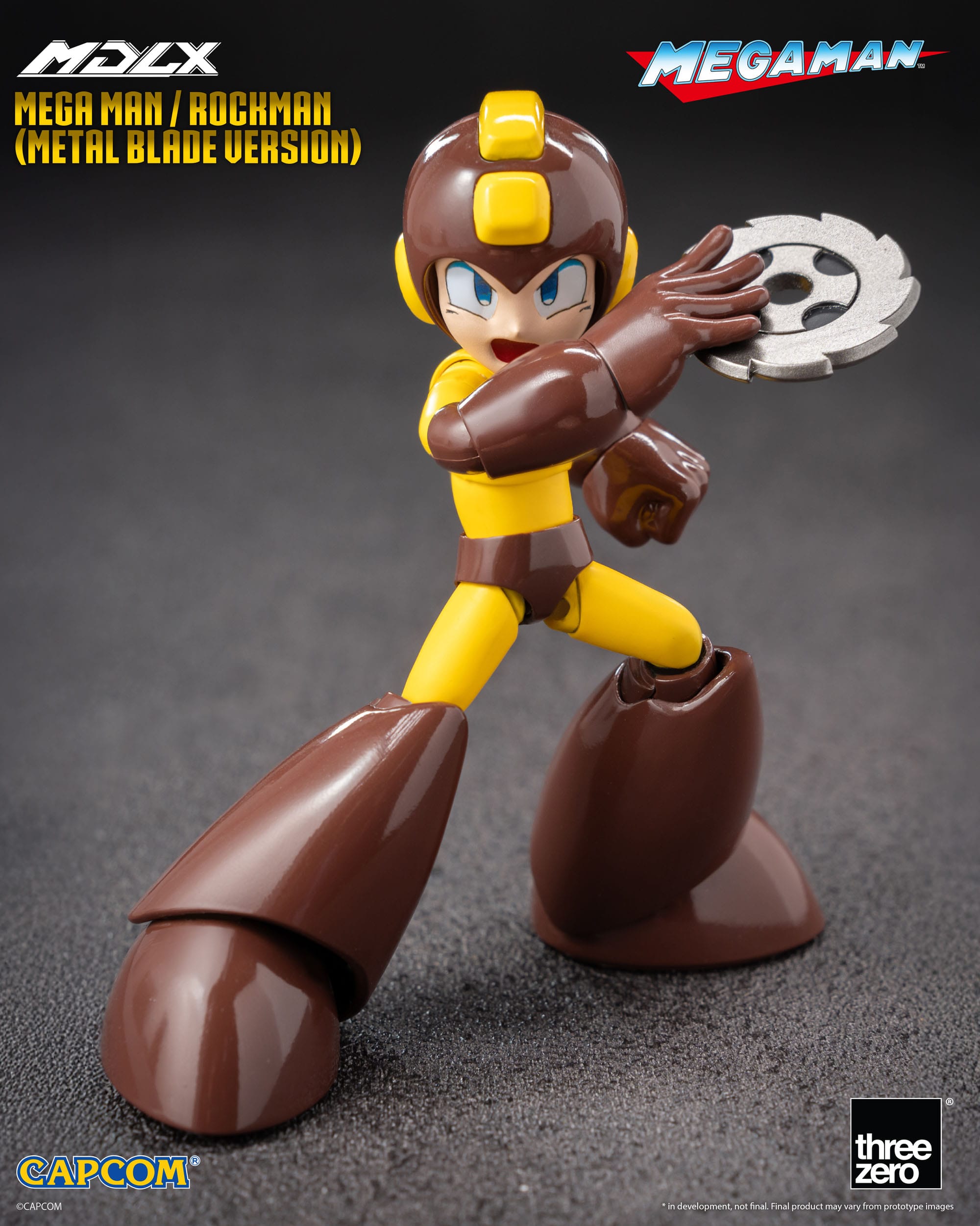 Mega Man MDLX Actionfigur Mega Man / Rockman (Metal Blade Version) 10 cm    