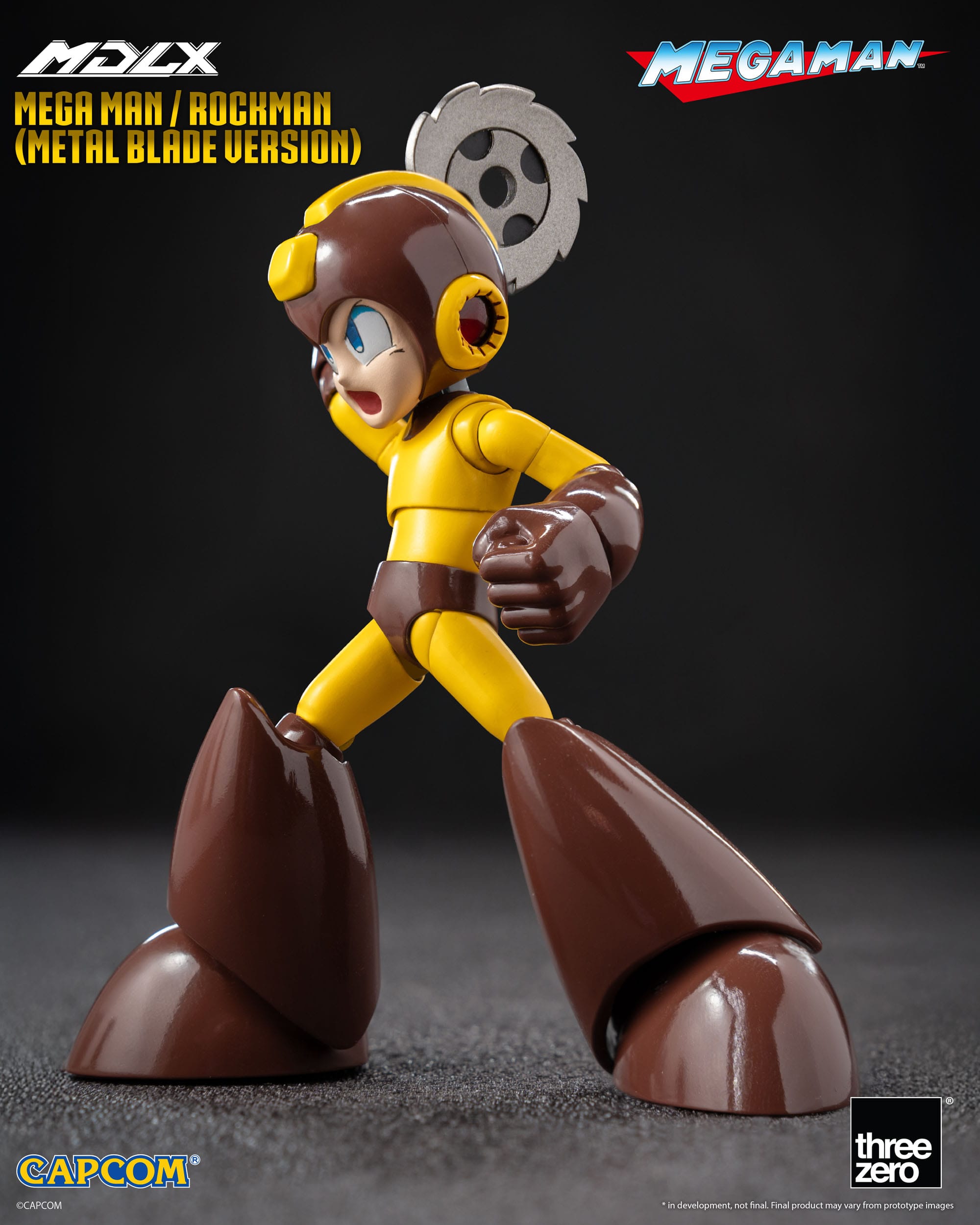 Mega Man MDLX Actionfigur Mega Man / Rockman (Metal Blade Version) 10 cm    