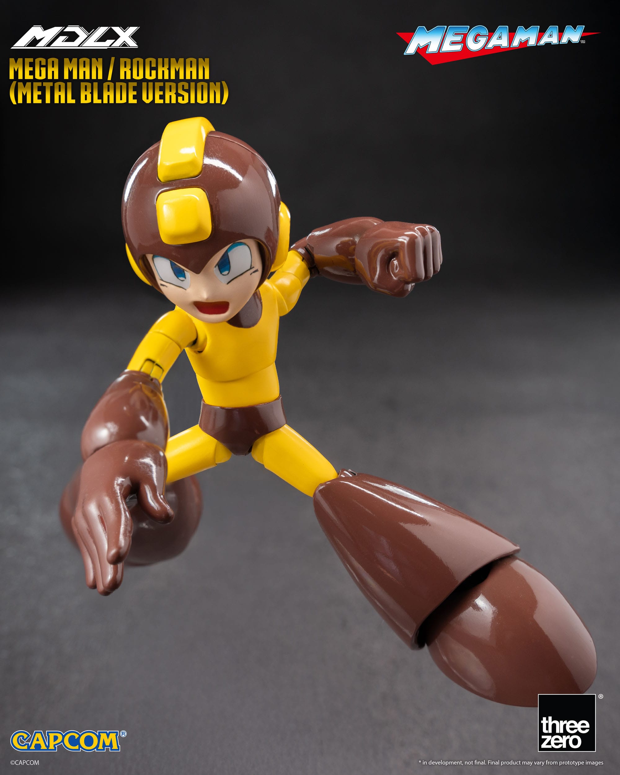 Mega Man MDLX Actionfigur Mega Man / Rockman (Metal Blade Version) 10 cm    