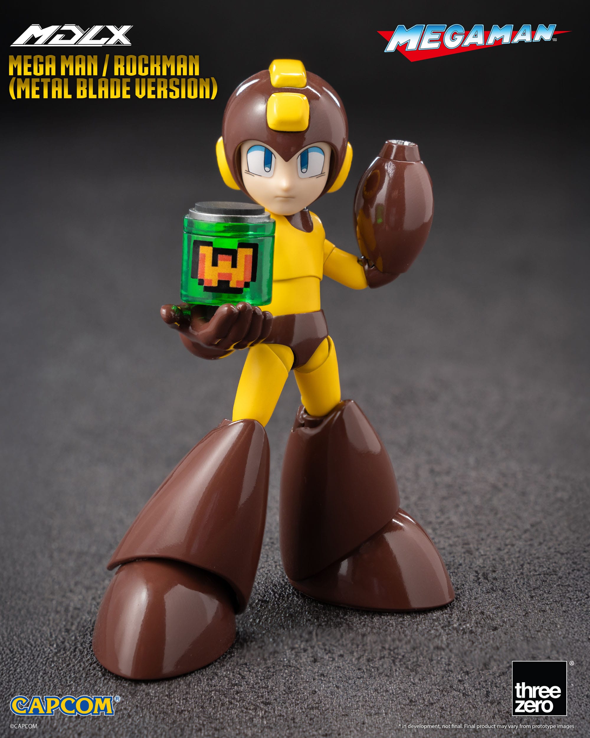 Mega Man MDLX Actionfigur Mega Man / Rockman (Metal Blade Version) 10 cm    