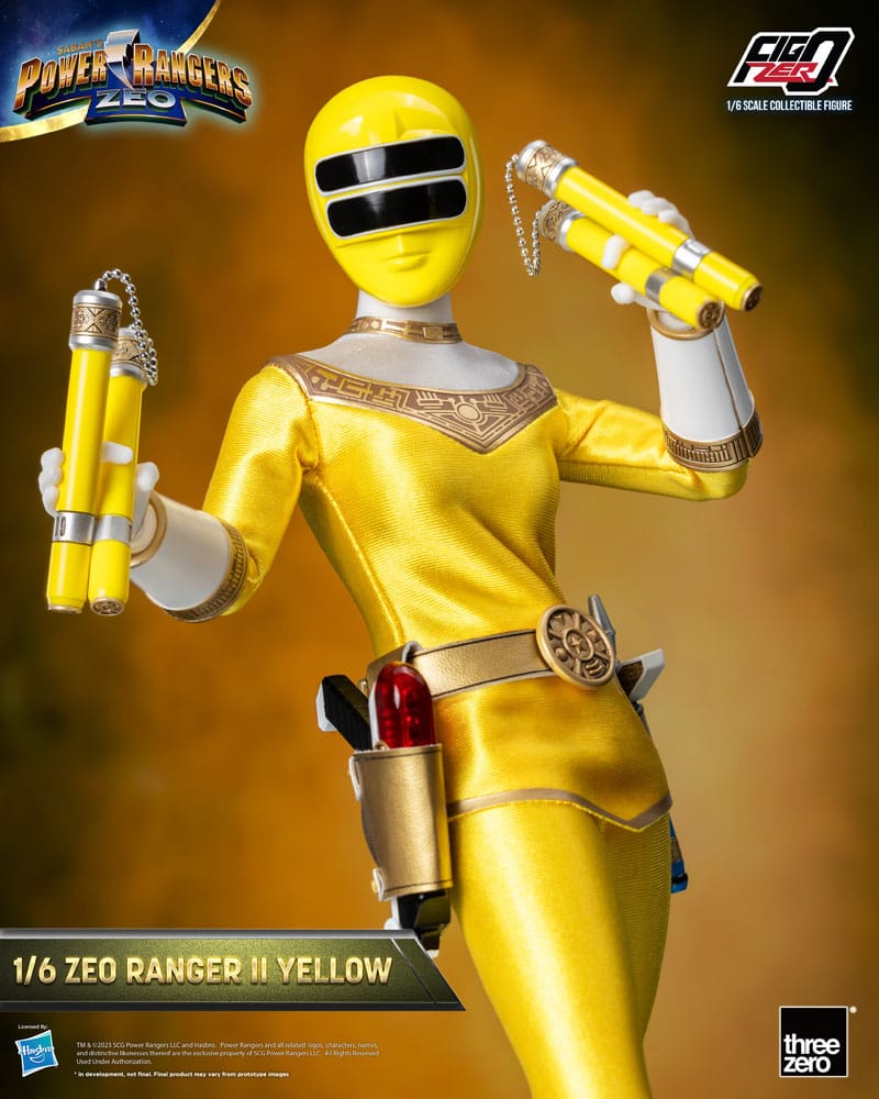 Power Rangers Zeo FigZero Actionfigur 1/6 Ranger II Yellow 30 cm