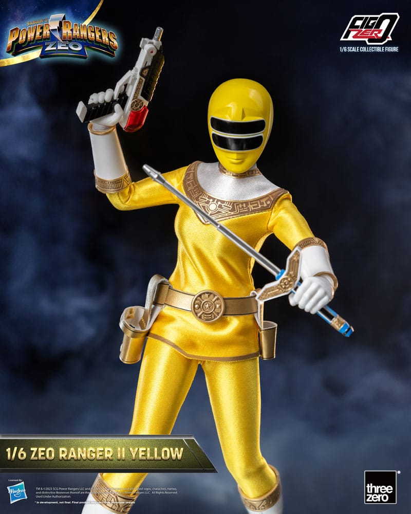 Power Rangers Zeo FigZero Actionfigur 1/6 Ranger II Yellow 30 cm