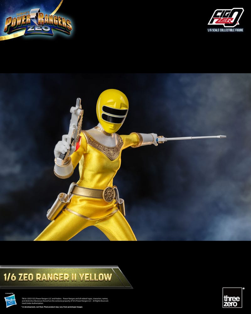 Power Rangers Zeo FigZero Actionfigur 1/6 Ranger II Yellow 30 cm