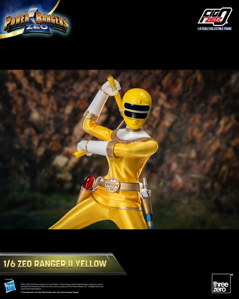 Power Rangers Zeo FigZero Actionfigur 1/6 Ranger II Yellow 30 cm