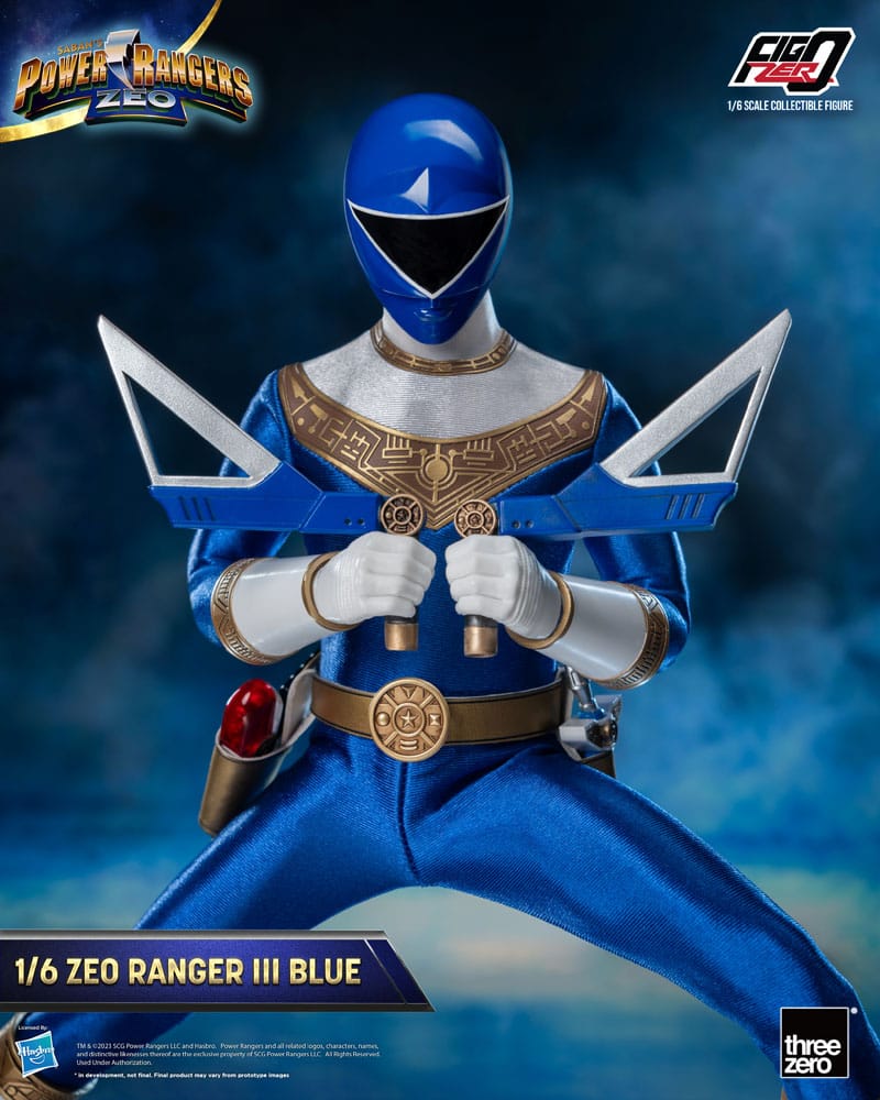 Power Rangers Zeo FigZero Actionfigur 1/6 Ranger III Blue 30 cm