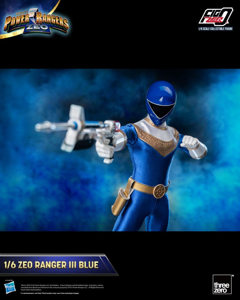 Power Rangers Zeo FigZero Actionfigur 1/6 Ranger III Blue 30 cm