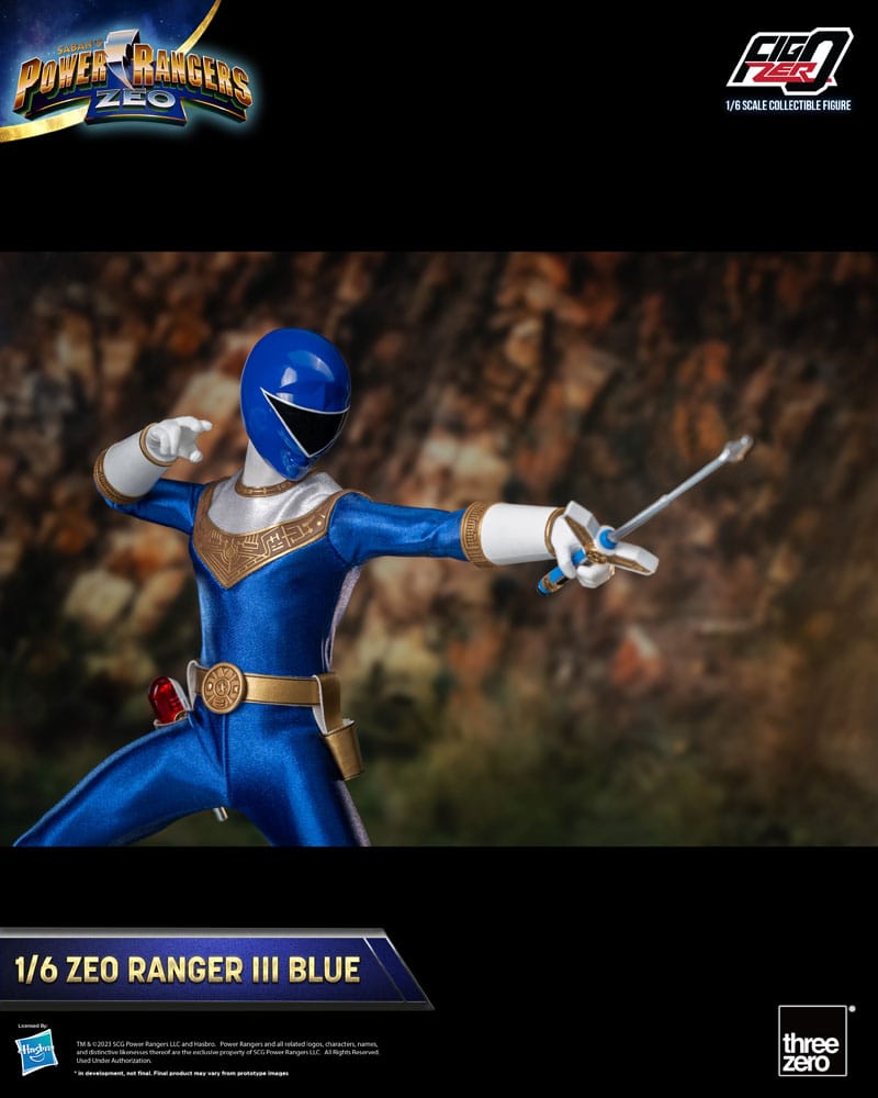 Power Rangers Zeo FigZero Actionfigur 1/6 Ranger III Blue 30 cm