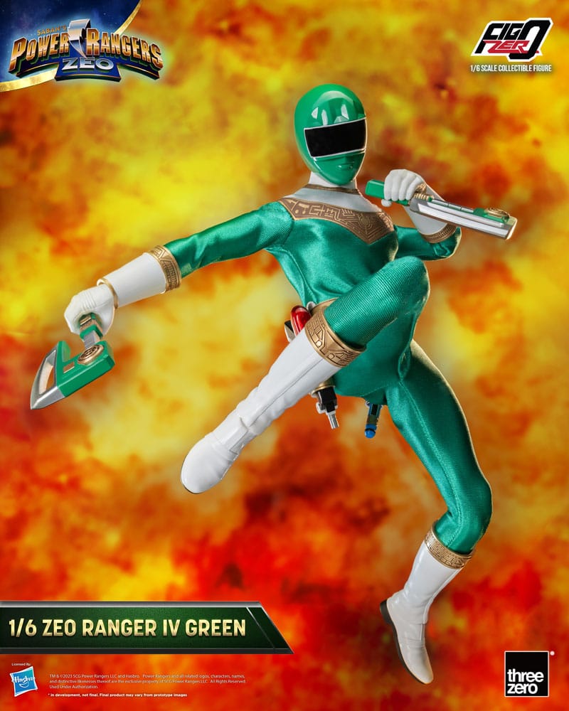 Power Rangers Zeo FigZero Actionfigur 1/6 Ranger IV Green 30 cm