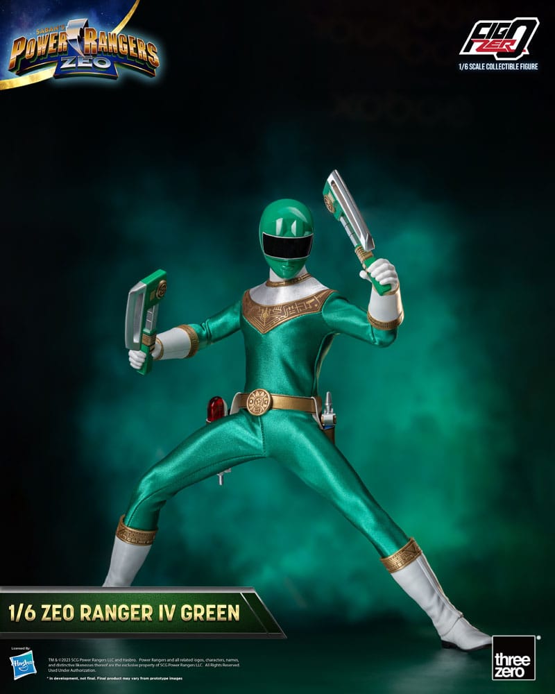 Power Rangers Zeo FigZero Actionfigur 1/6 Ranger IV Green 30 cm