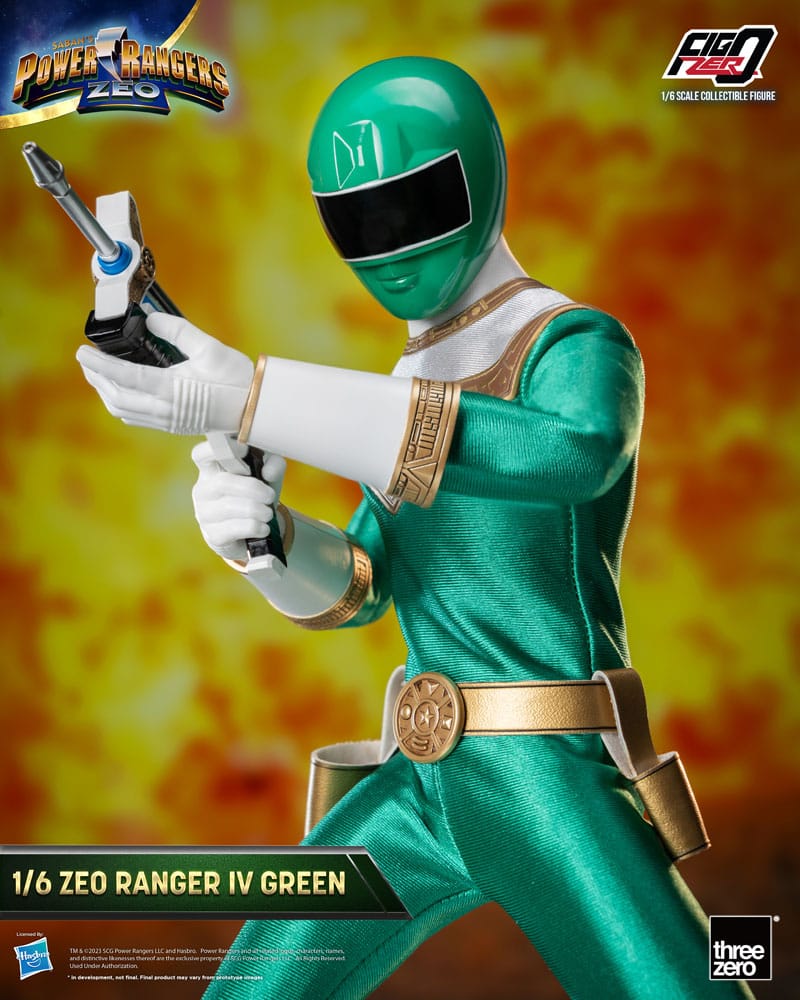 Power Rangers Zeo FigZero Actionfigur 1/6 Ranger IV Green 30 cm