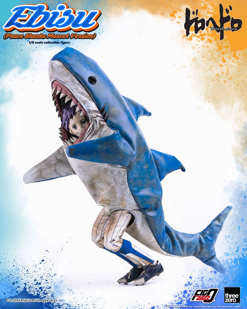 Dorohedoro FigZero Actionfigur 1/6 Ebisu Peace Sharks Mascot Ver. 24 cm