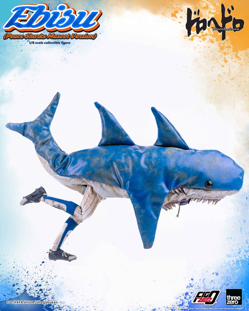 Dorohedoro FigZero Actionfigur 1/6 Ebisu Peace Sharks Mascot Ver. 24 cm