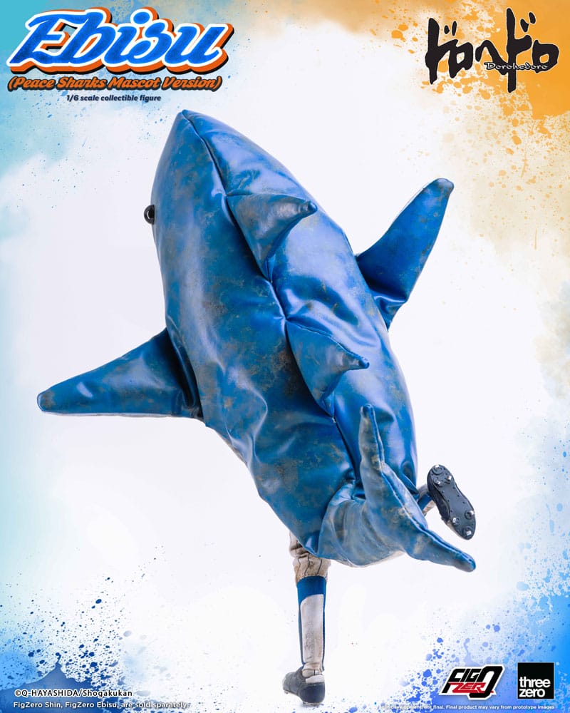 Dorohedoro FigZero Actionfigur 1/6 Ebisu Peace Sharks Mascot Ver. 24 cm