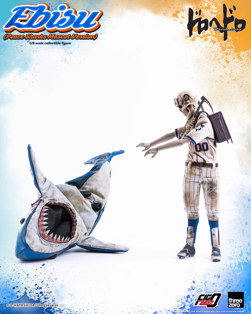 Dorohedoro FigZero Actionfigur 1/6 Ebisu Peace Sharks Mascot Ver. 24 cm