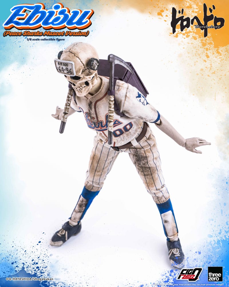 Dorohedoro FigZero Actionfigur 1/6 Ebisu Peace Sharks Mascot Ver. 24 cm