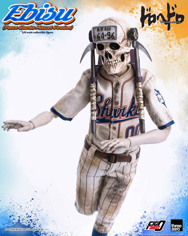 Dorohedoro FigZero Actionfigur 1/6 Ebisu Peace Sharks Mascot Ver. 24 cm