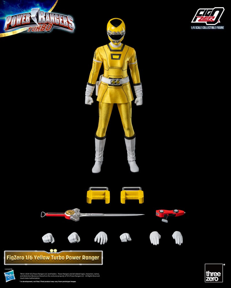 Power Rangers Turbo FigZero Actionfigur 1/6 Yellow Turbo Power Ranger 30 cm