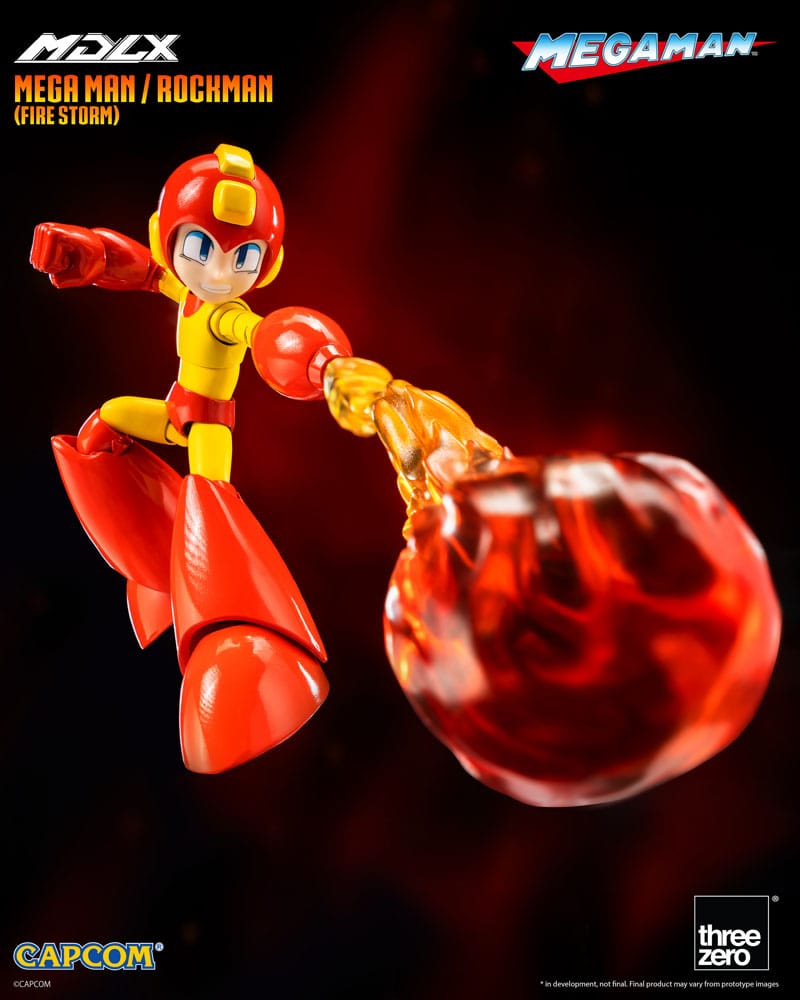 Mega Man MDLX Actionfigur Mega Man / Rockman (Fire Storm) 10 cm