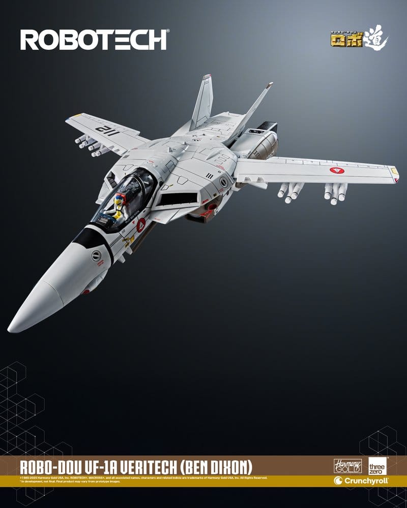 Robotech Actionfigur ROBO-DOU VF-1A Veritech (Ben Dixon) 20 cm