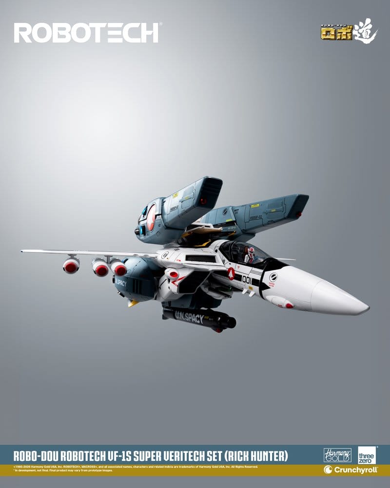 Robotech Robo-Dou Actionfigur VF-1S Super Veritech Set (Rick Hunter) 20 cm