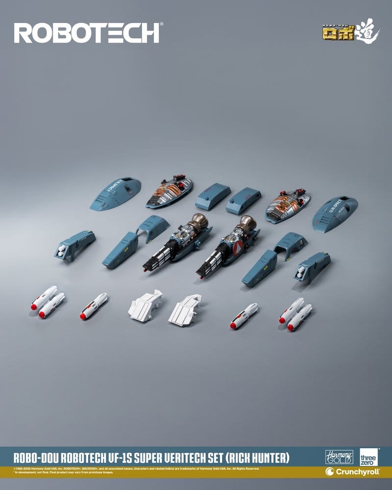Robotech Robo-Dou Actionfigur VF-1S Super Veritech Set (Rick Hunter) 20 cm