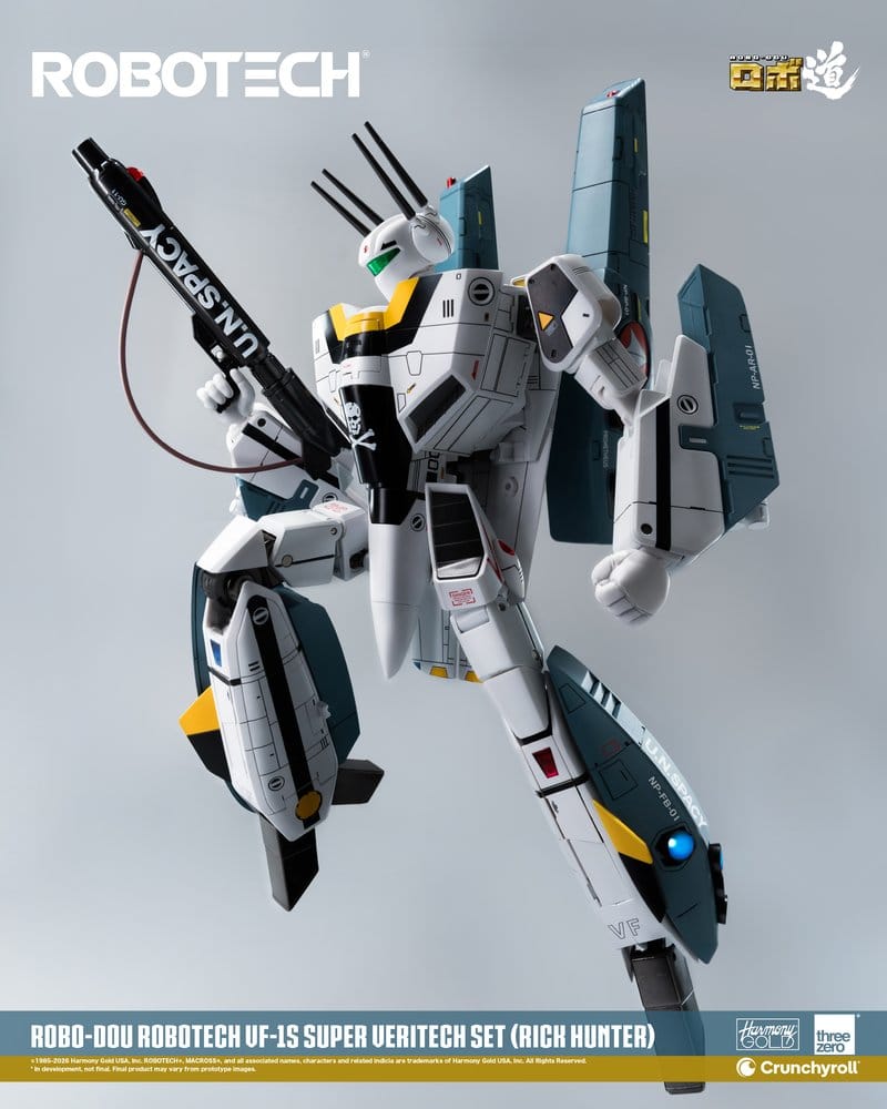 Robotech Robo-Dou Actionfigur VF-1S Super Veritech Set (Rick Hunter) 20 cm