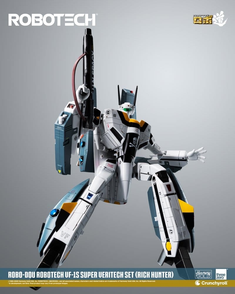 Robotech Robo-Dou Actionfigur VF-1S Super Veritech Set (Rick Hunter) 20 cm