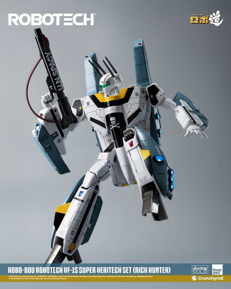 Robotech Robo-Dou Actionfigur VF-1S Super Veritech Set (Rick Hunter) 20 cm