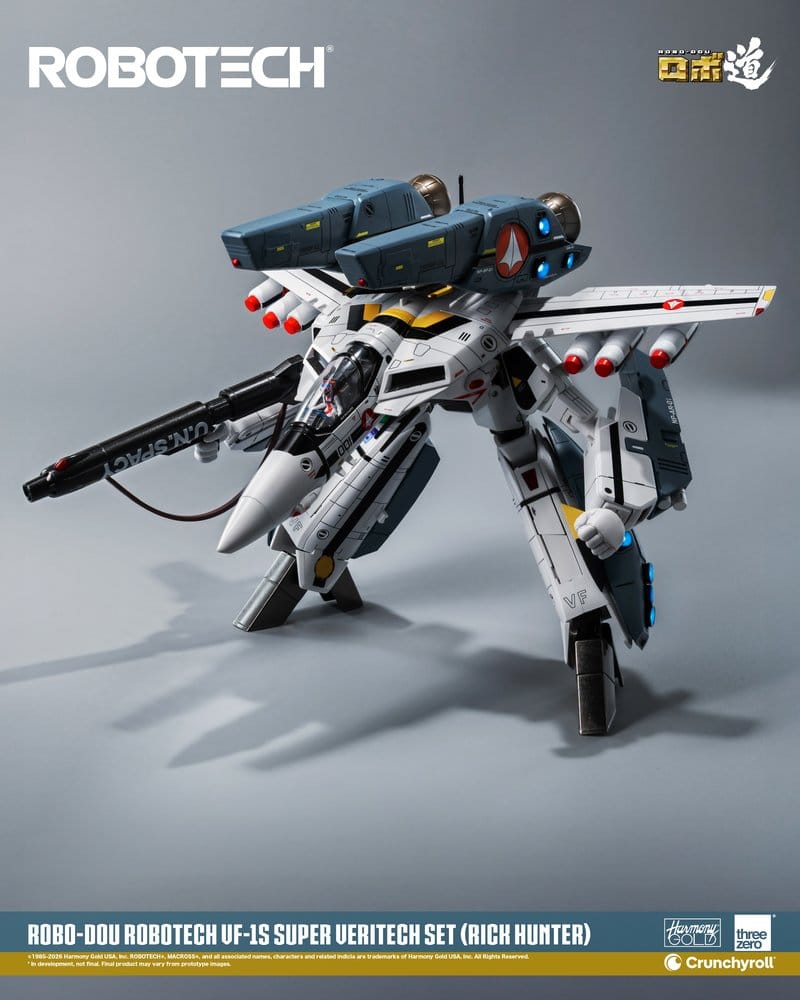 Robotech Robo-Dou Actionfigur VF-1S Super Veritech Set (Rick Hunter) 20 cm