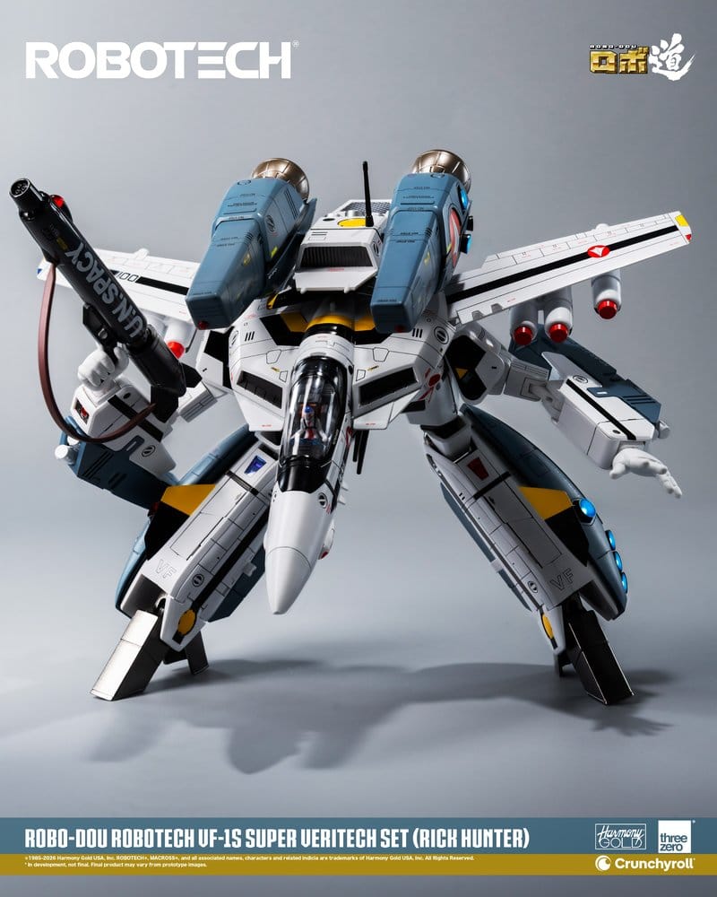 Robotech Robo-Dou Actionfigur VF-1S Super Veritech Set (Rick Hunter) 20 cm