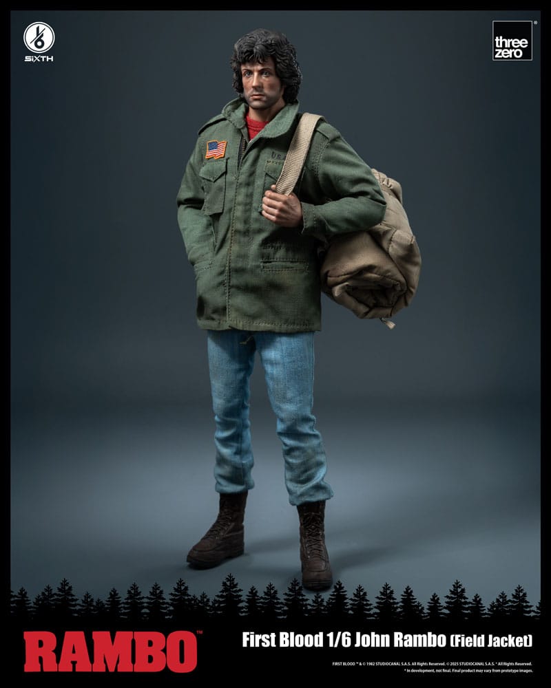 Rambo: First Blood Actionfigur 1/6 John Rambo (Field Jacket) 31 cm