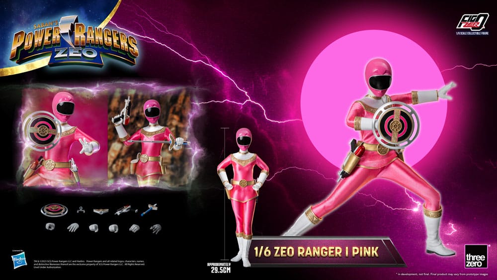 Power Rangers Zeo FigZero Actionfigur 1/6 Ranger I Pink 30 cm