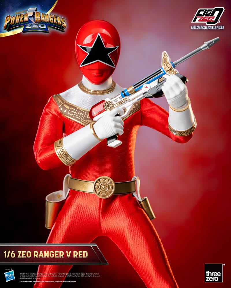 Power Rangers Zeo FigZero Actionfigur 1/6 Ranger V Red 30 cm