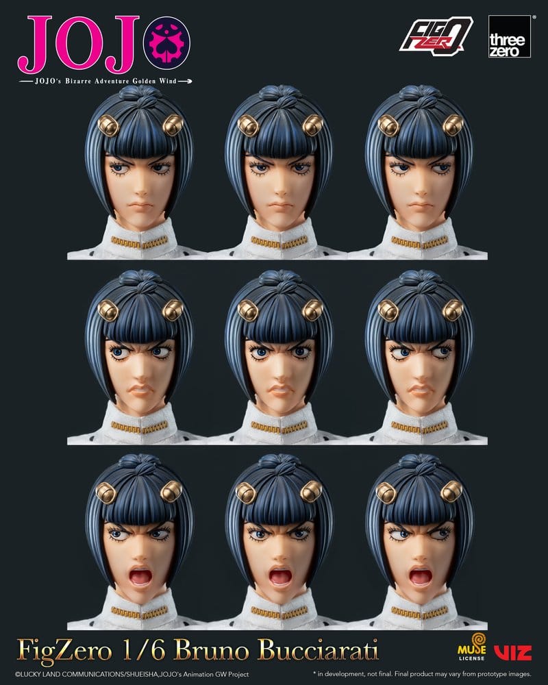 Jojo's Bizarre Adventure: Golden Wind FigZero Actionfigur 1/6 Bruno Bucciarati 31 cm