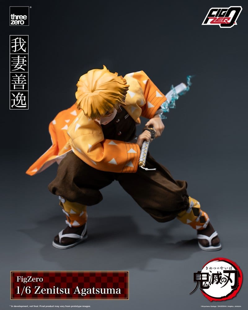 Demon Slayer: Kimetsu no Yaiba FigZero Actionfigur 1/6 Zenitsu Agatsuma 28 cm
