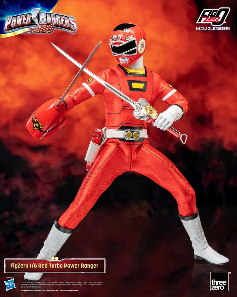 Power Rangers Turbo FigZero Actionfigur 1/6 Red Turbo Power Ranger 30 cm     