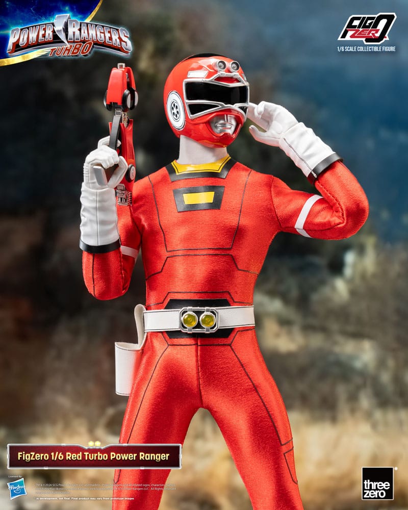 Power Rangers Turbo FigZero Actionfigur 1/6 Red Turbo Power Ranger 30 cm     