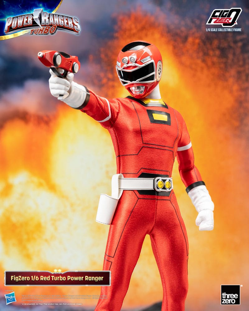 Power Rangers Turbo FigZero Actionfigur 1/6 Red Turbo Power Ranger 30 cm     
