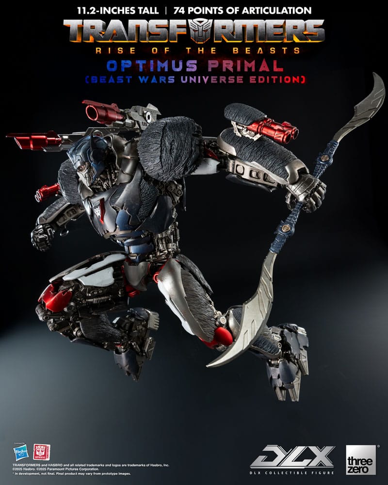 Transformers: Aufstieg der Bestien DLX Actionfigur Optimus Primal (Beast Wars Universe Edition) 29 cm  