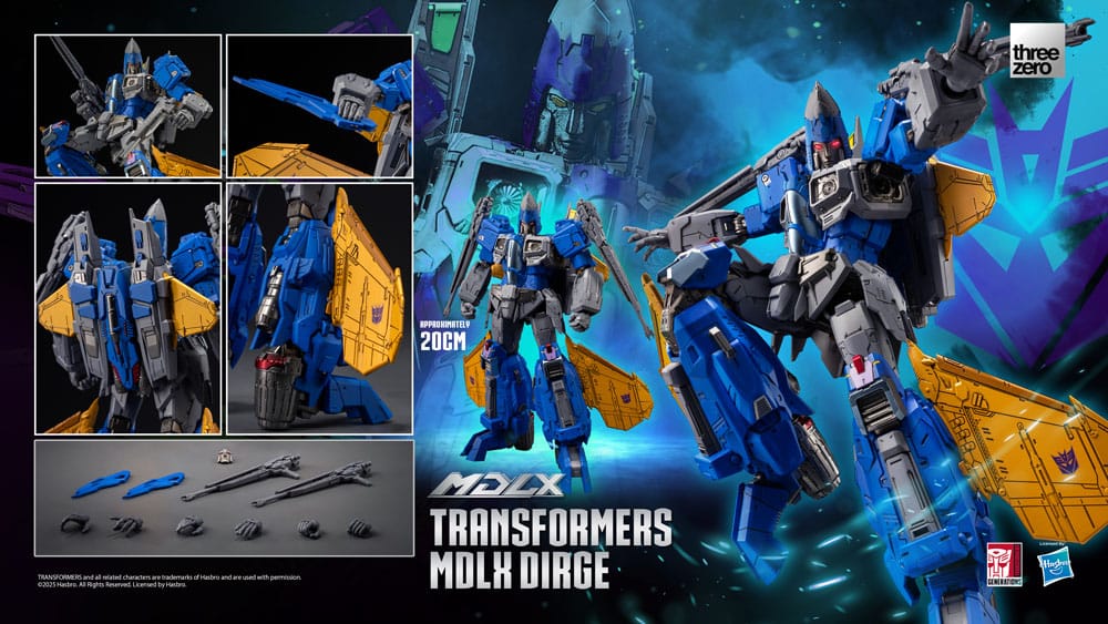 Transformers MDLX Actionfigur Dirge 20 cm  