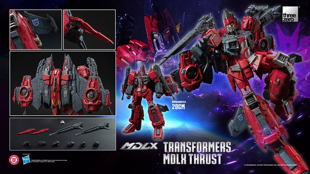Transformers MDLX Actionfigur Thrust 20 cm  