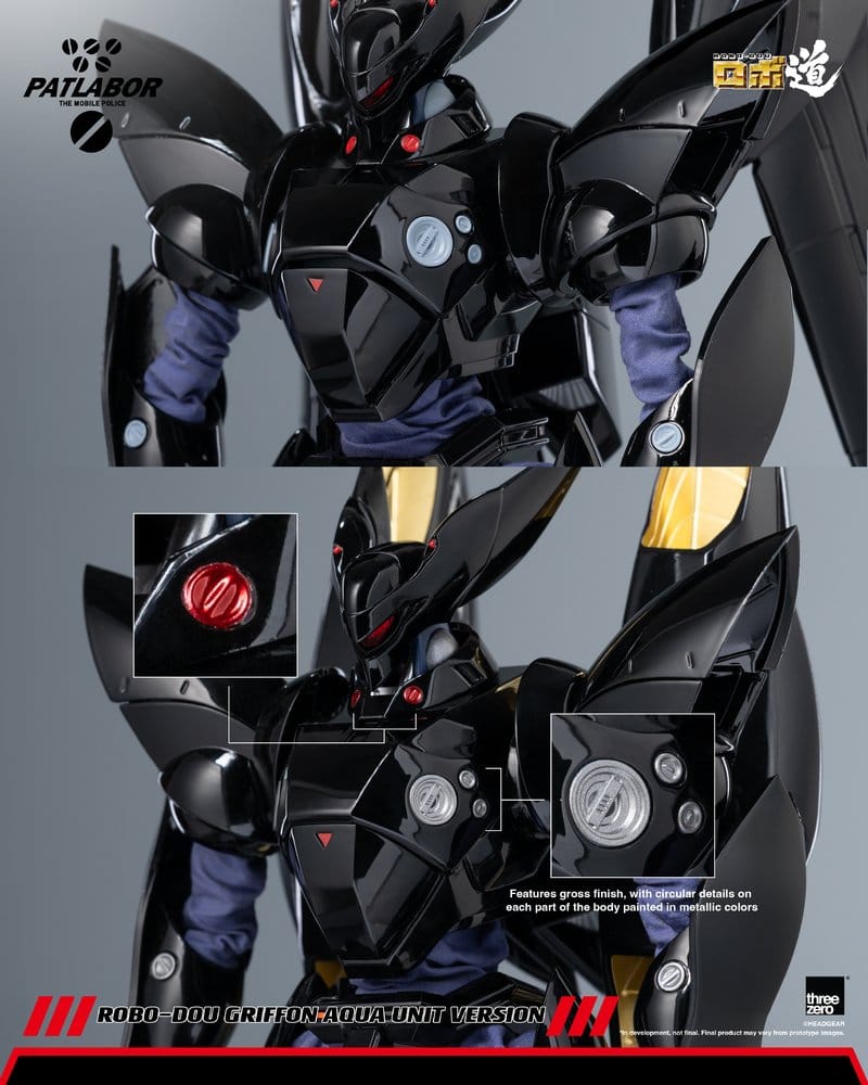 Mobile Police Patlabor Robo-Dou Actionfigur 1/35 Griffon Aqua Unit Version 25 cm
