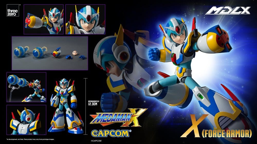 Mega Man X MDLX Actionfigur Rockman / Mega Man Force Armor 12 cm