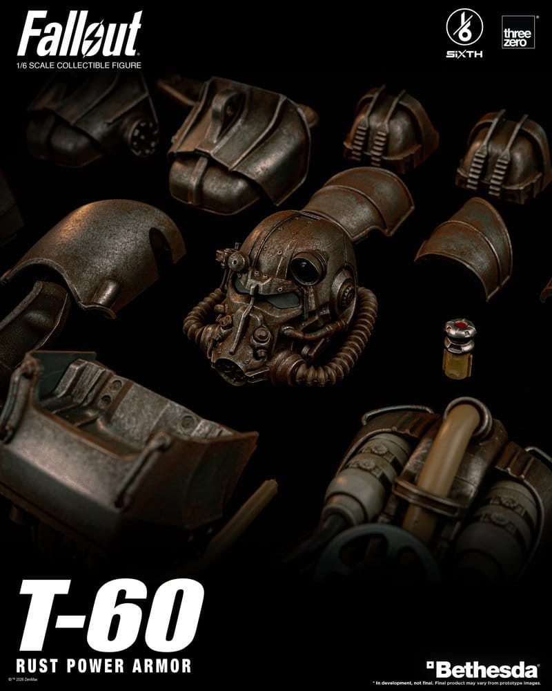 Fallout Actionfigur 1/6 T-60 Rust Power Armor