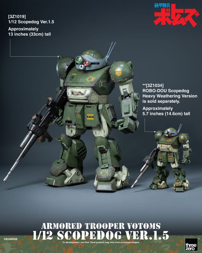 Armored Trooper Votoms 1/12 Scopedog Ver.1.5 15 cm