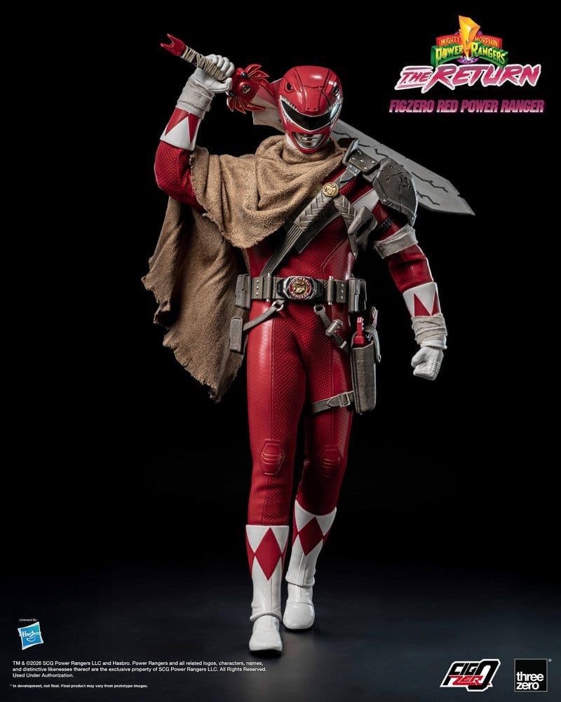 Mighty Morphin Power Rangers: The Return FigZero Actionfigur 1/6 Red Power Ranger 31 cm