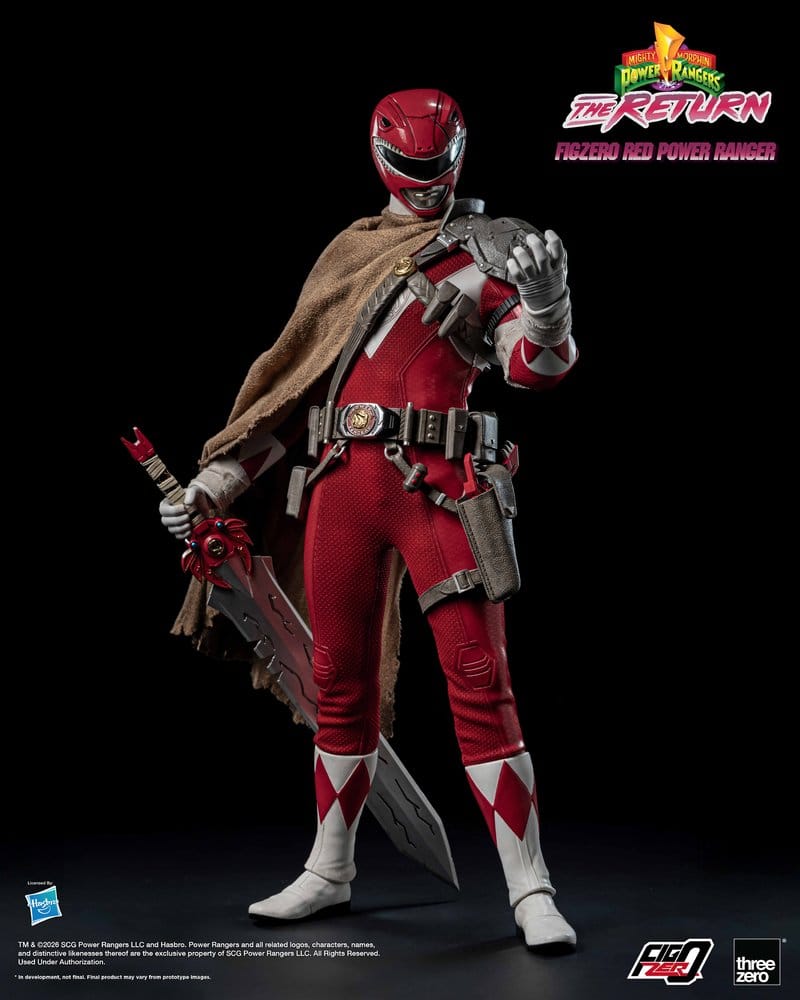 Mighty Morphin Power Rangers: The Return FigZero Actionfigur 1/6 Red Power Ranger 31 cm