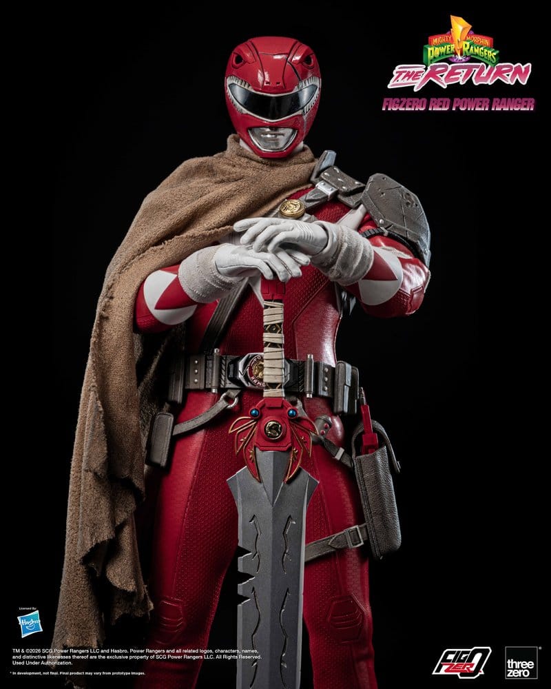 Mighty Morphin Power Rangers: The Return FigZero Actionfigur 1/6 Red Power Ranger 31 cm