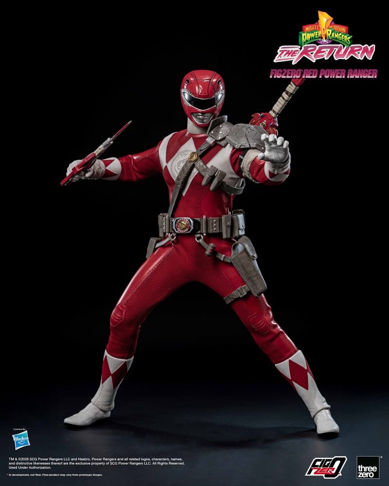 Mighty Morphin Power Rangers: The Return FigZero Actionfigur 1/6 Red Power Ranger 31 cm